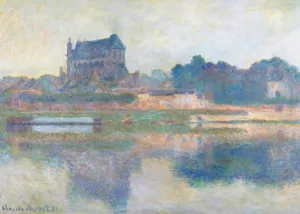 L'eglise De Vernon, Temps Gris by Claude Monet - Hand-Painted Oil Painting Reproduction