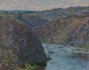 The painting Claude Monet Les ravins de la Creuse
