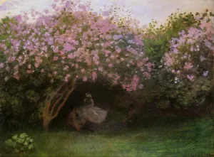 Lilacs, Grey Weather by Claude Monet - Hand-Painted Oil Painting Reproduction