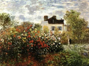 The painting Monet's Garden at Argenteuil