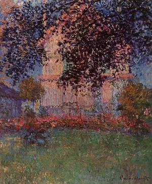 The painting Claude Monet Monet's House in Argenteuil