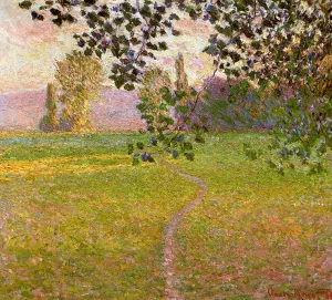 The painting Morning Landscape, Giverny