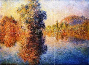 The painting Claude Monet Morning on the Seine 4