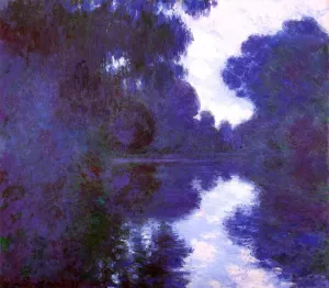 Morning on the Seine, Clear Weather II by Claude Monet - Hand-Painted Oil Painting Reproduction