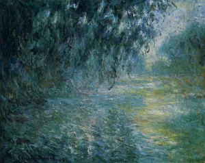 Morning on the Seine in the Rain by Claude Monet - Hand-Painted Oil Painting Reproduction
