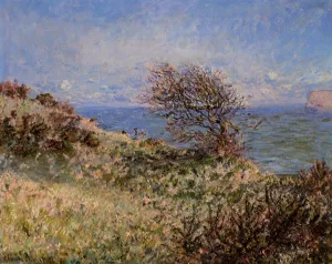 On the Cliff at Fecamp by Claude Monet - Hand-Painted Oil Painting Reproduction