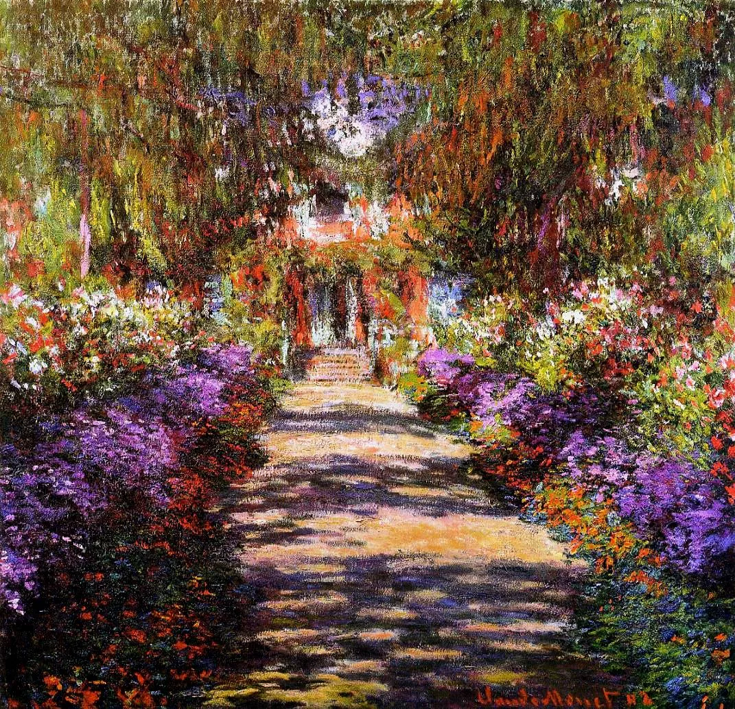 Pathway in Monet's Garden at Giverny
