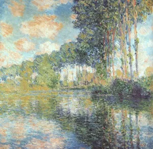The painting Poplars on the Epte