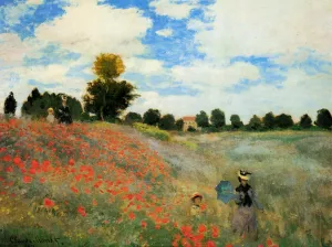 The painting Claude Monet Poppies at Argenteuil