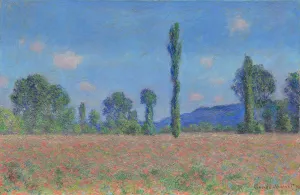 Poppy Field by Claude Monet - Hand-Painted Oil Painting Reproduction