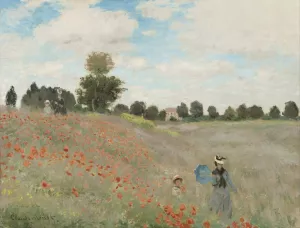 The painting Poppy Field
