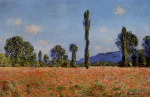 The painting Claude Monet Poppy Field