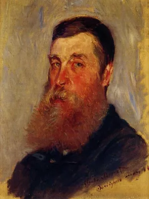 Portrait of an English Painter, Bordighera by Claude Monet - Hand-Painted Oil Painting Reproduction