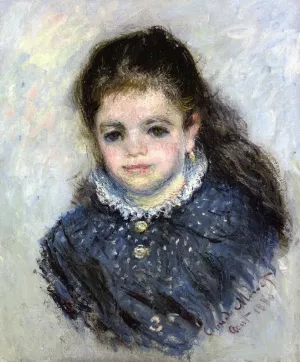 The painting Claude Monet Portrait of Jeanne Serveau