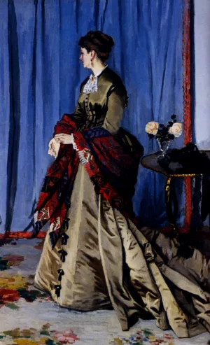 The painting Portrait of Madame Gaudibert