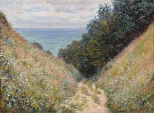 The painting Road at La Cavee, Pourville