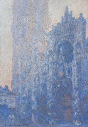 The painting Claude Monet Rouen Cathedral Facade and Tour d'Albane