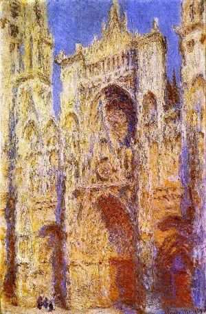 Rouen Cathedral, West Facade Sunlight