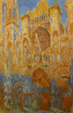 The painting Rouen Cathedral