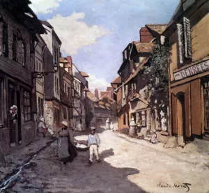 The painting Rue De La Bavolle, Honfleur