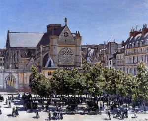 Saint-Germain-l'Auxerrois by Claude Monet - Hand-Painted Oil Painting Reproduction