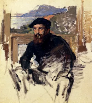The painting Self Portrait In His Atelier