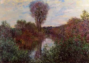 The painting Small Arm of the Seine at Mosseaux