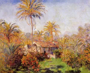 Small Country Farm in Bordighera by Claude Monet - Hand-Painted Oil Painting Reproduction