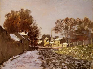 Snow at Argenteuil by Claude Monet - Hand-Painted Oil Painting Reproduction