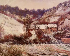 The painting Snow Effect at Falaise