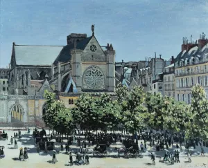 The painting Claude Monet St. Germain l'Auxerrois