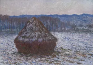 The painting Claude Monet Stack of Wheat