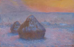 Stacks of Wheat by Claude Monet - Hand-Painted Oil Painting Reproduction