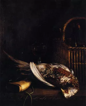 Main Product Photo of Still Life with Pheasant Painting by Claude Monet