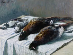 The painting Claude Monet Still Life with Pheasants and Plovers