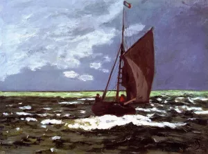 The painting Stormy Seascape