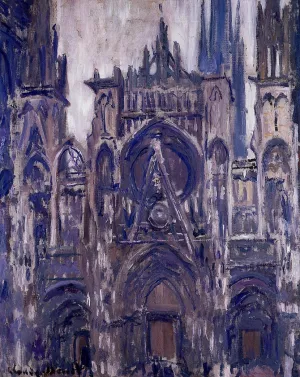 The painting Claude Monet Study of the Portal