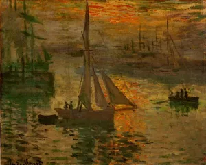 The painting Sunrise also known as Seascape