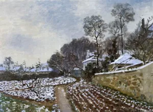 Thaw in Argenteuil by Claude Monet - Hand-Painted Oil Painting Reproduction
