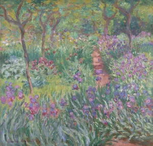 The Artist's Garden in Giverny by Claude Monet - Hand-Painted Oil Painting Reproduction