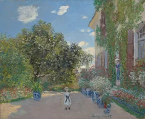 The painting Claude Monet The Artist's House at Argenteuil