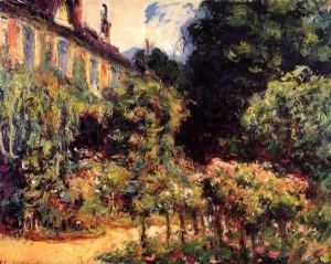 The Artist's House at Giverny by Claude Monet - Hand-Painted Oil Painting Reproduction