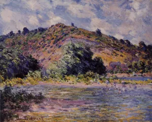 The painting Claude Monet The Banks of the Seine at Port-Villez
