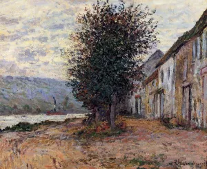 The Banks of the Seine at by Claude Monet - Hand-Painted Oil Painting Reproduction