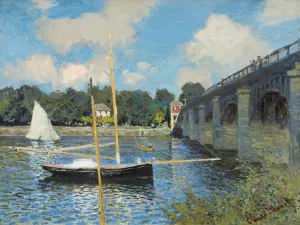 The Bridge at Argenteuil by Claude Monet - Hand-Painted Oil Painting Reproduction