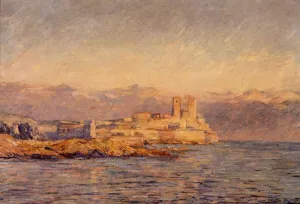 The Castle in Antibes by Claude Monet - Hand-Painted Oil Painting Reproduction
