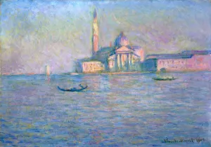 The painting Claude Monet The Church of San Giorgio Maggiore, Venice