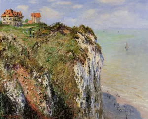 The painting The Cliff at Dieppe