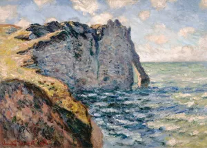 The Cliff of Aval, Etretat by Claude Monet - Hand-Painted Oil Painting Reproduction