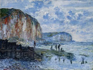 The Cliffs of Les Petites-Dalles by Claude Monet - Hand-Painted Oil Painting Reproduction